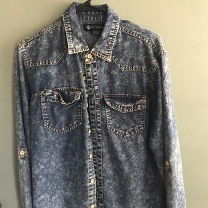 Rocawear acid denim long sleeve